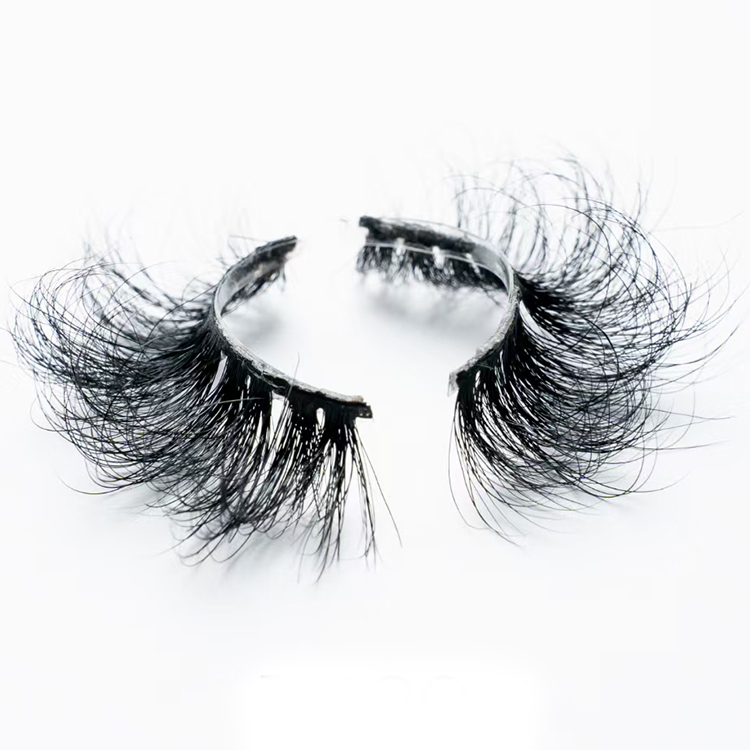 Fluffy 25mm mink individual lashes vendor EM07